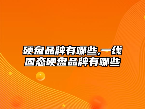 硬盤(pán)品牌有哪些,一線(xiàn)固態(tài)硬盤(pán)品牌有哪些