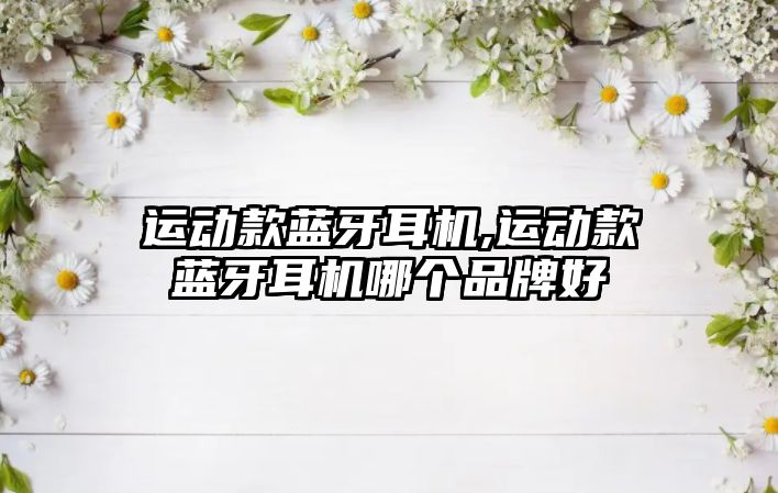 運動款藍牙耳機,運動款藍牙耳機哪個品牌好